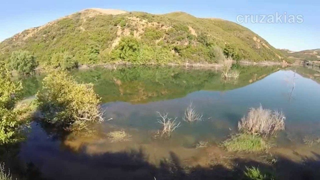 The crocodile of #Crete filmed by drone!