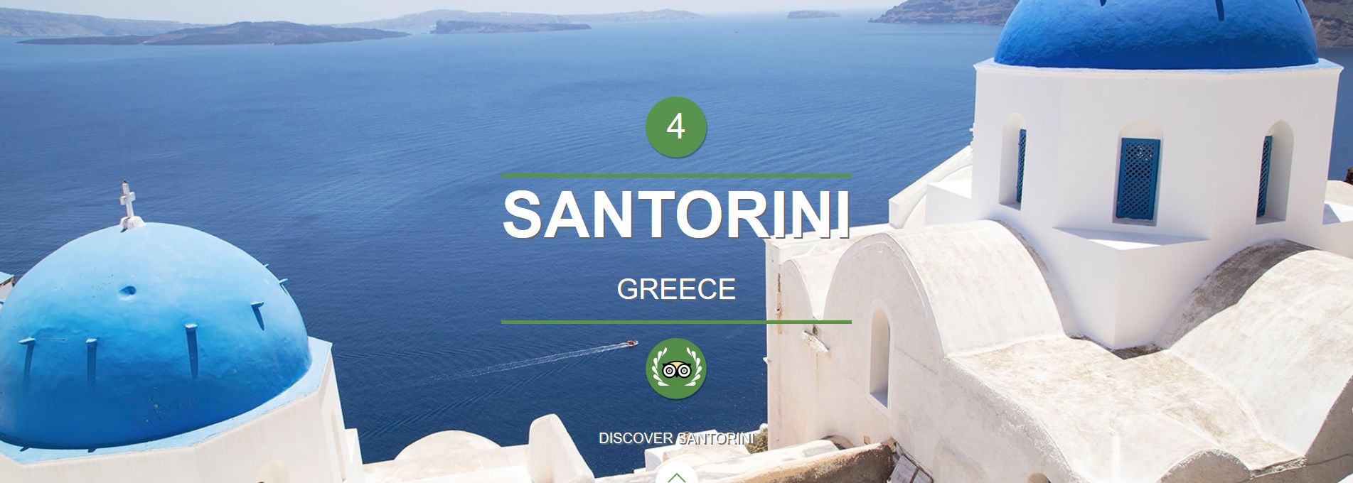 Santorini #4 World Island and #1 Europe Island @ 2015 TripAdvisor Traveler’s Choice