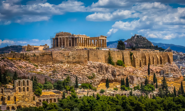 «Sacred Rock» first stop #Acropolis #Athens #Greece!