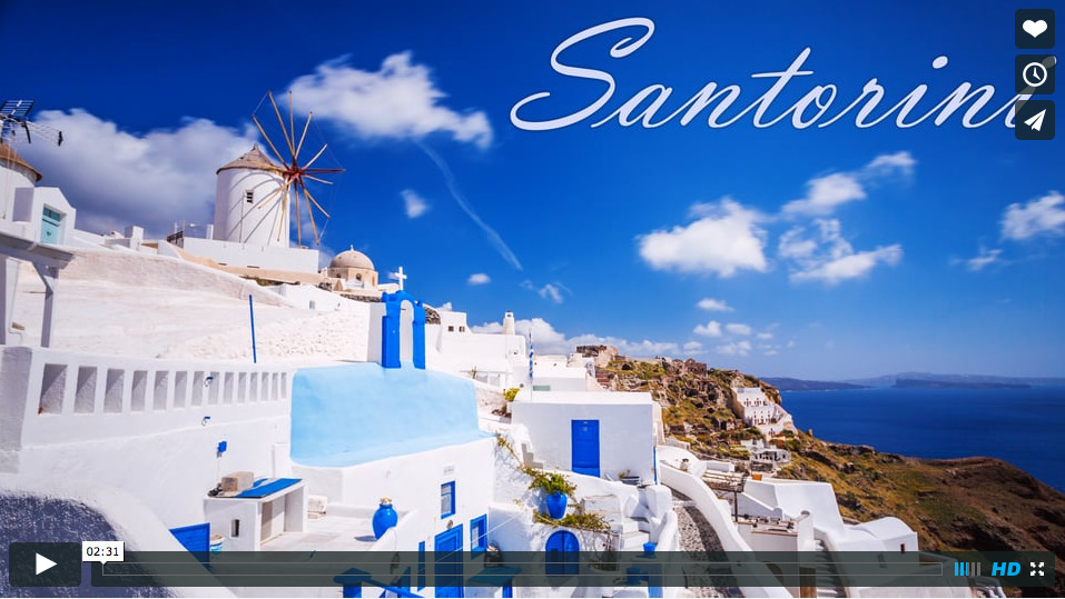 Amazing Santorini timelapse creation