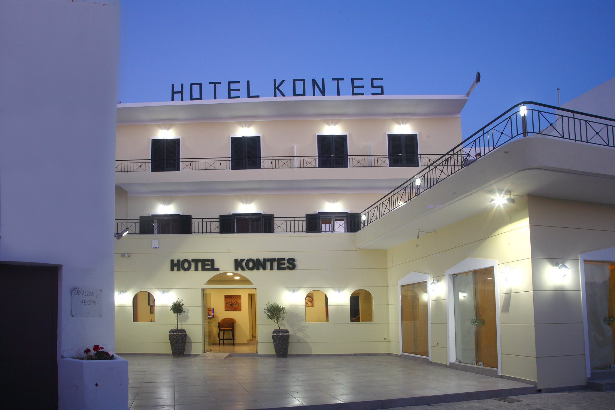 Kontes Hotel in Parikia, Paros, Greece