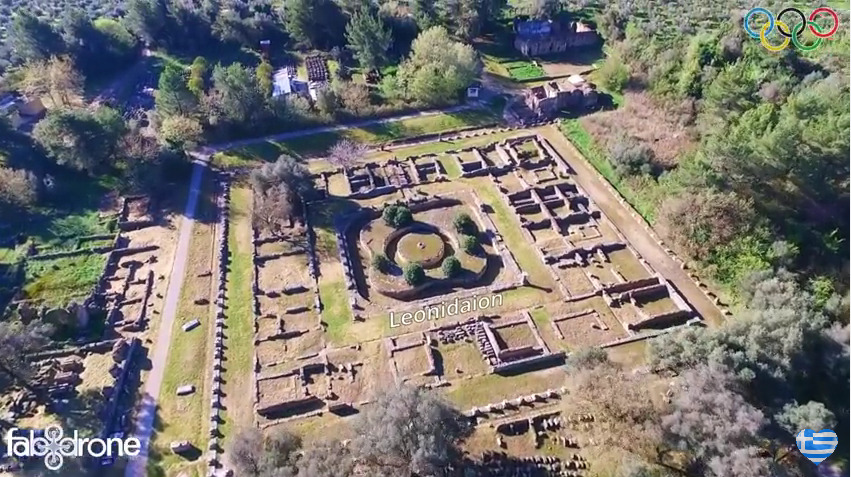 Aerial view of Olympia