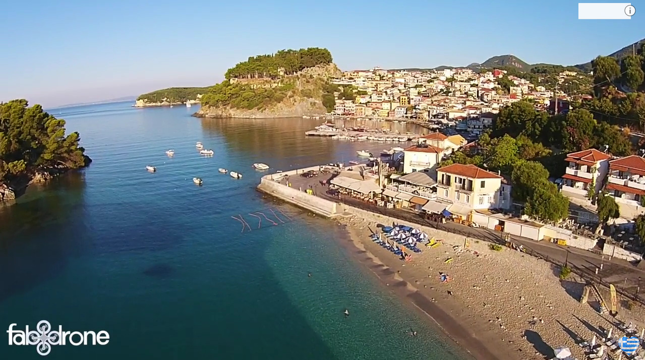 Aerial view of Parga #Greece