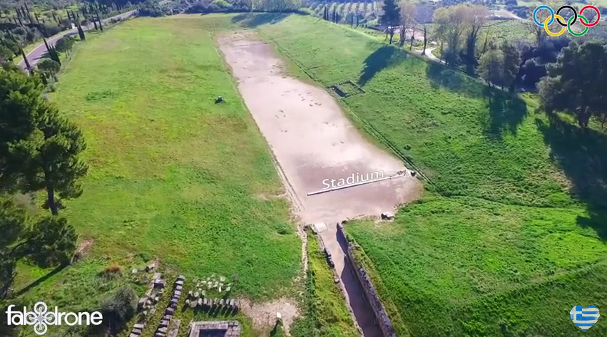 Aerial view of Olympia