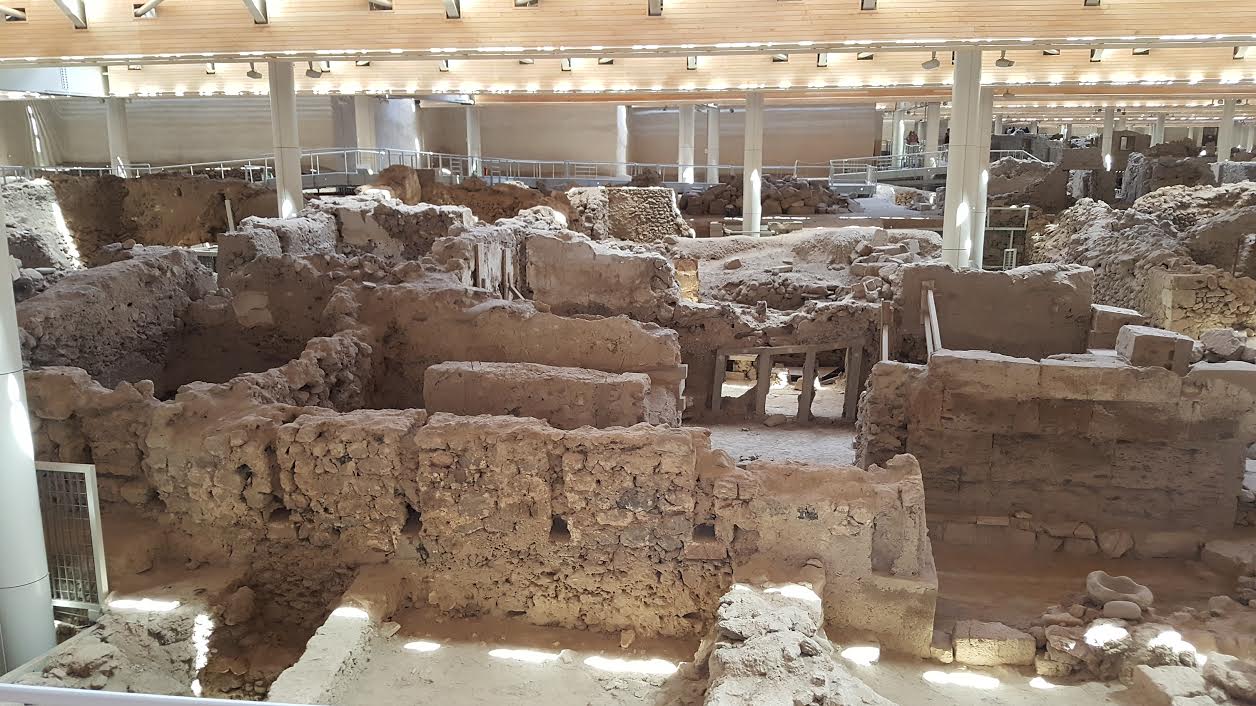 Γενική άποψη της ανασκαφής