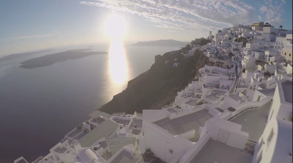 Santorini by Drone