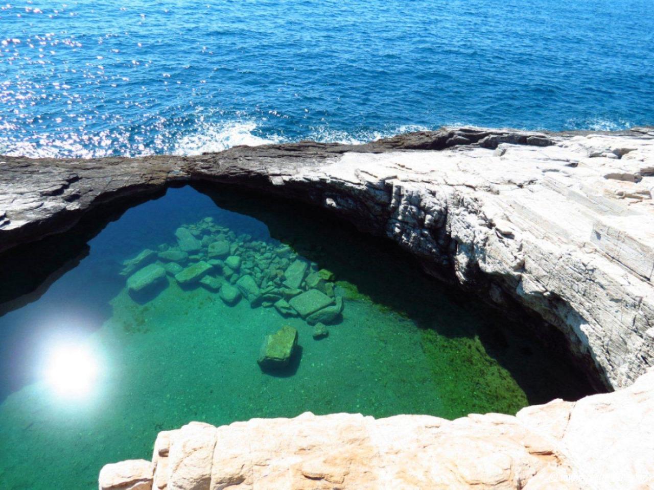 Giola natural pool in #Thassos
