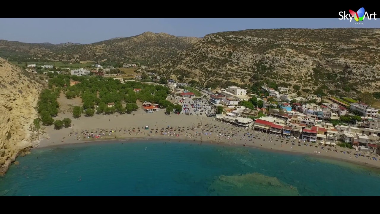 Matala from above by Chania SkyArt